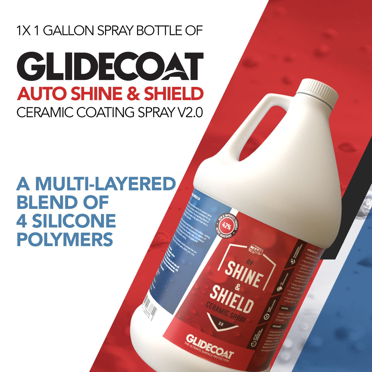 1 Gallon RV Spray Wax Silica Coating Z38190
