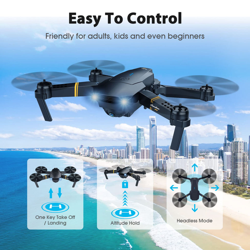 Foldable RC Quadcopter Drone with 1080P Camera P618