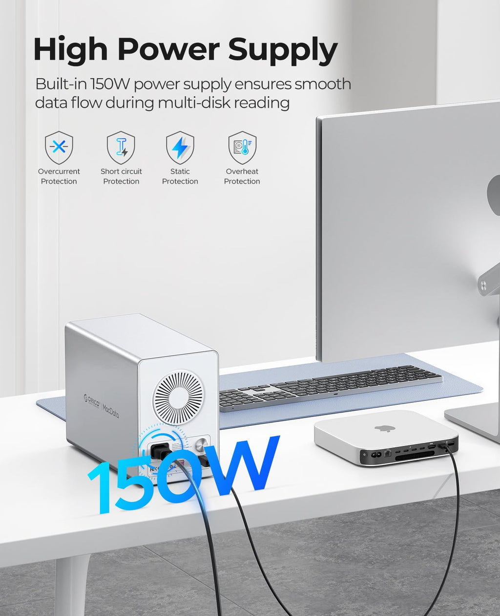 5 Bay RAID External Hard Drive Enclosure Q998978