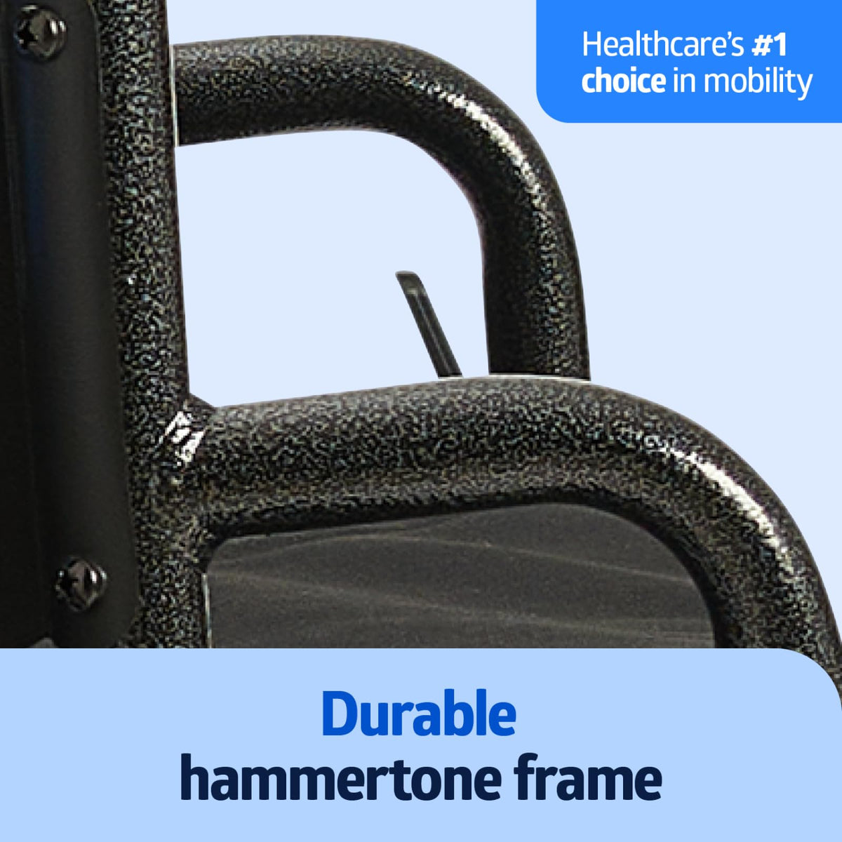 Folding Wheelchair with Swing-Back Desk-Length Arms and Elevating Footrests Q1288