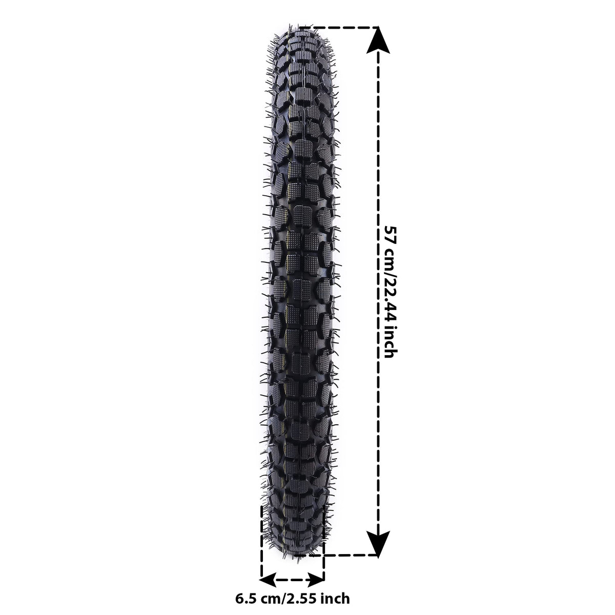 2.50/2.75-17 Motorcycle Tire and Inner Tube Q144664