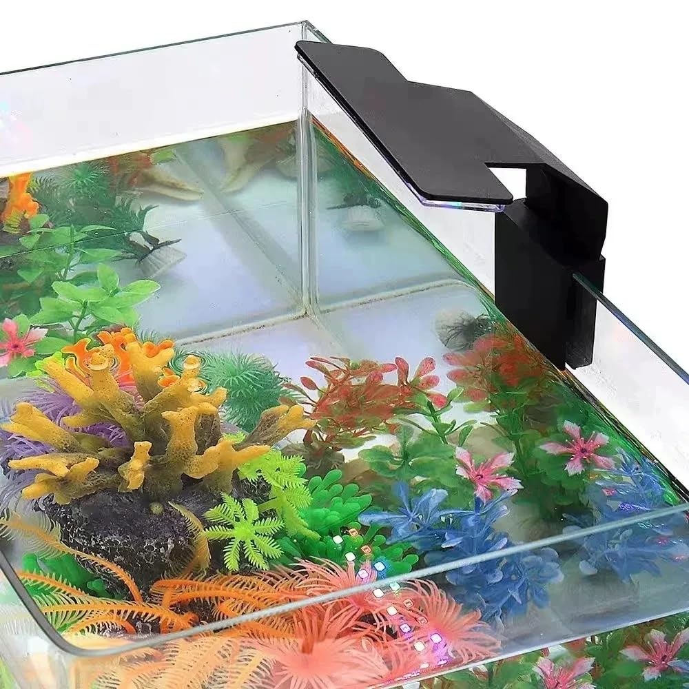 7W Clip On Aquarium Light with White Red Blue Green LED Z777