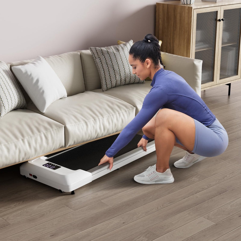 2.25HP Under Desk Treadmill with LED Display and Remote Control N40512