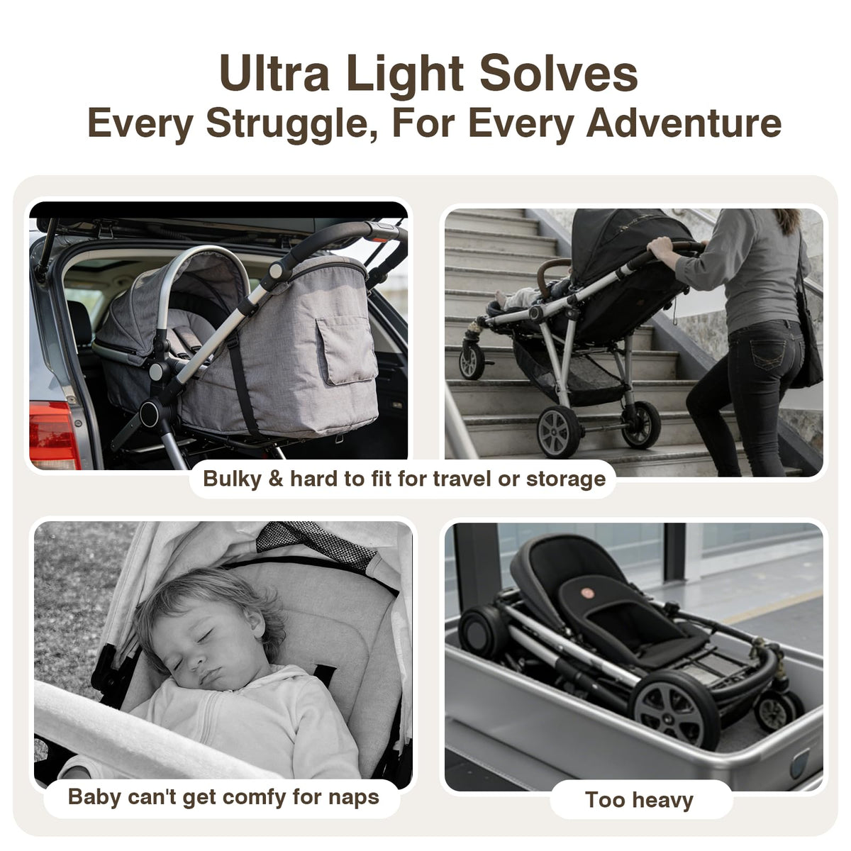 Lightweight Travel Stroller W712
