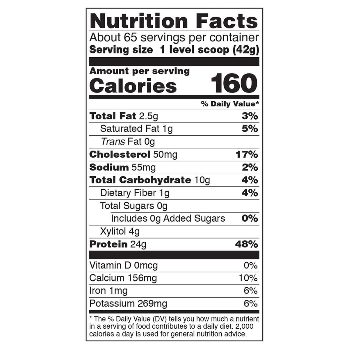 Whey Protein 24 g With BCAAs Creamy Chocolate Flavor 6 lbs D48986