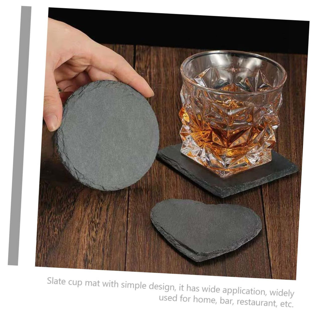 12pcs Natural Stone Coasters Set J6647