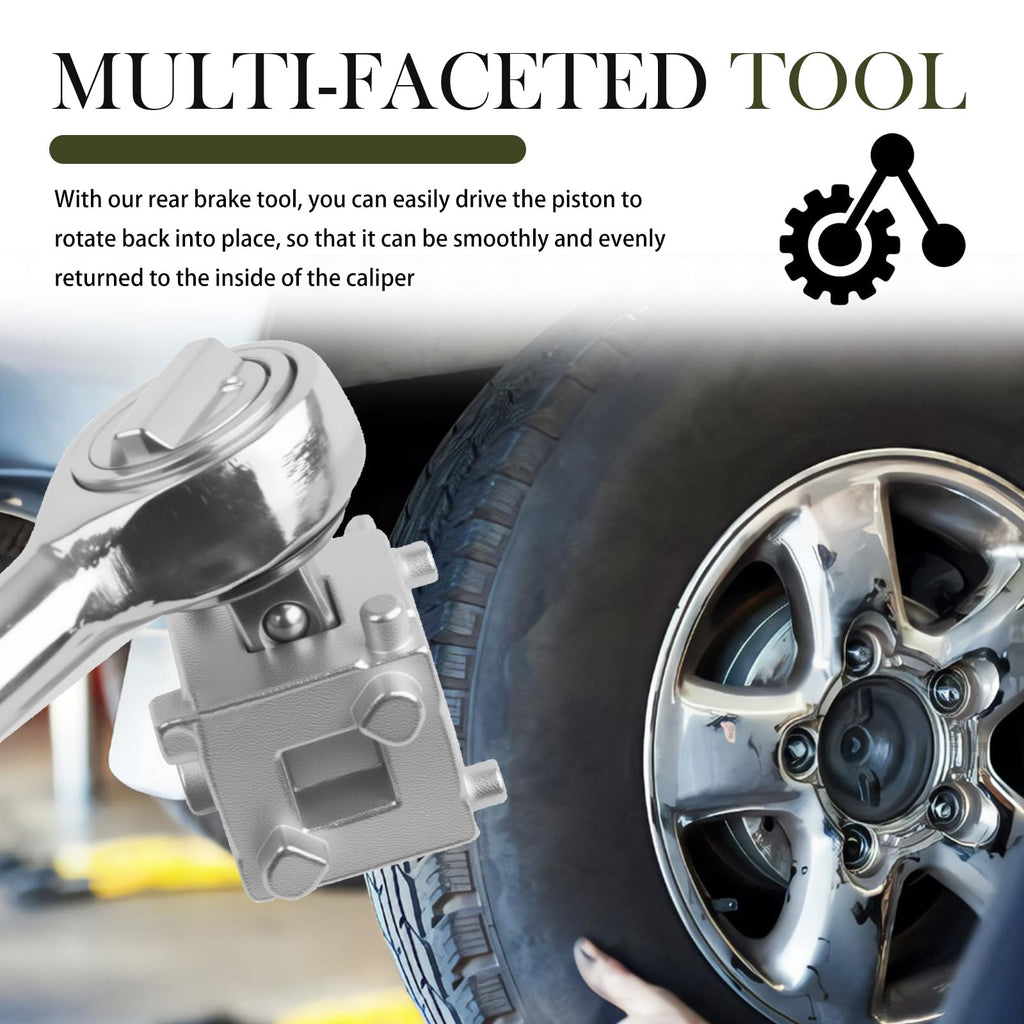 Brake Caliper Compression Tool with 3/8" Square Drive Hole R4370
