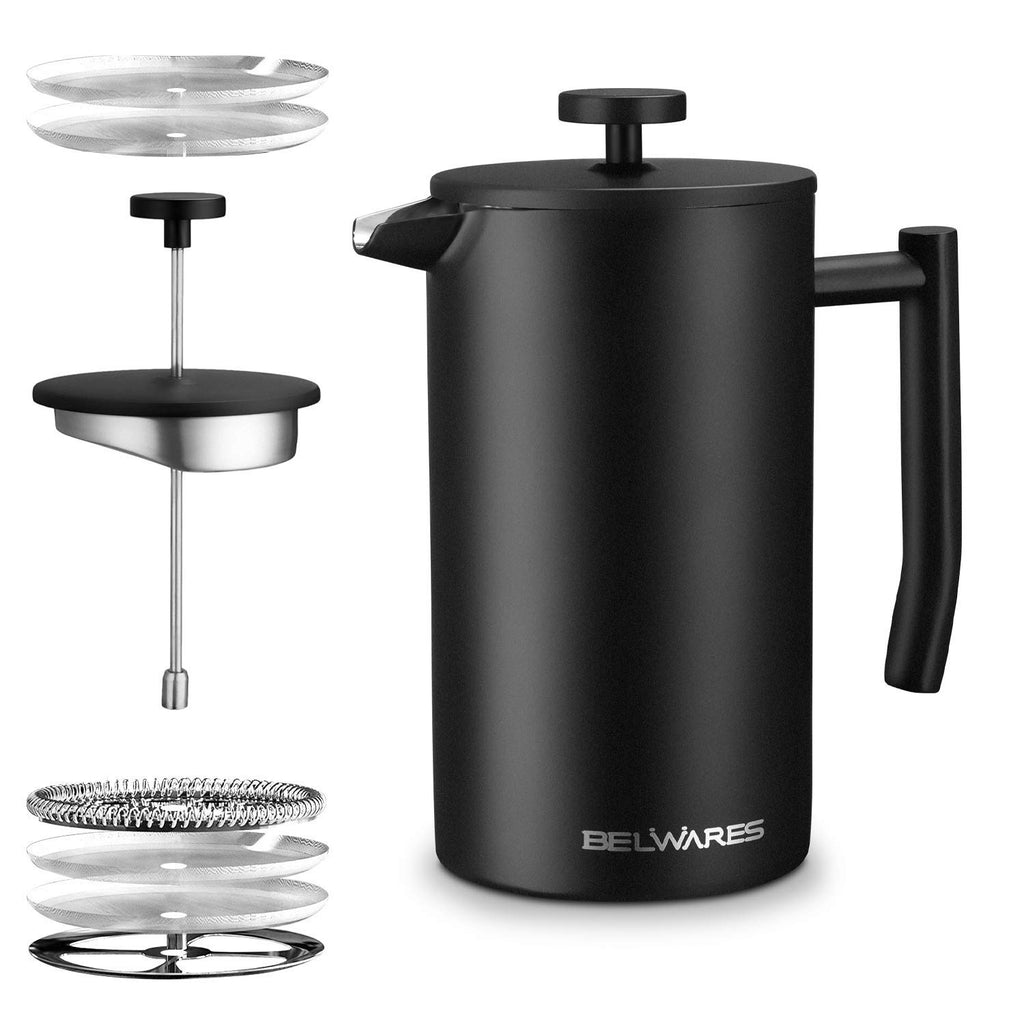34oz Insulated Stainless Steel French Press R501