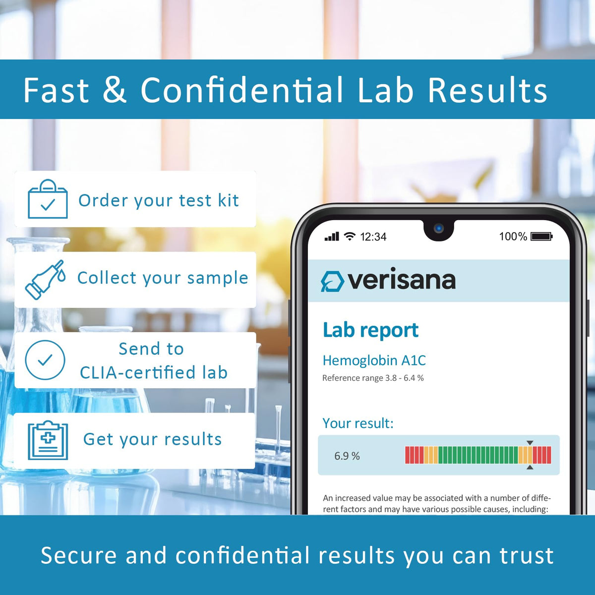 At Home HbA1c Test Kit E764559