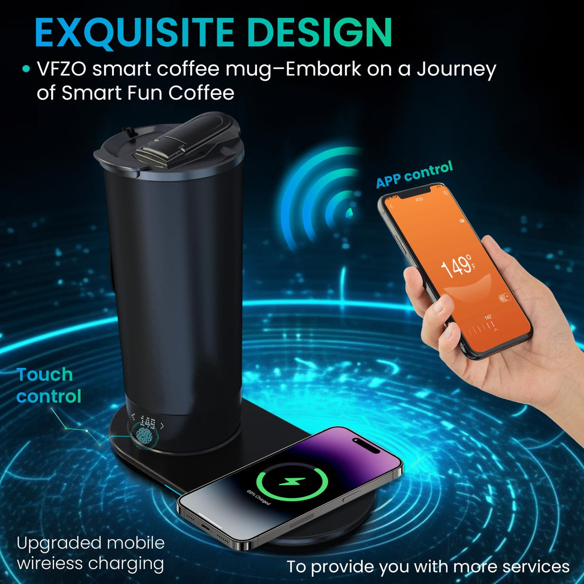 20 Oz Temperature Control Heated Travel Mug M800