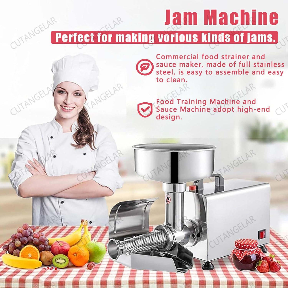 450W Electric Food Press with Steel Filter Z193398