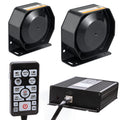 12V 400W 37 Tones Warning Emergency Siren PA System F6708