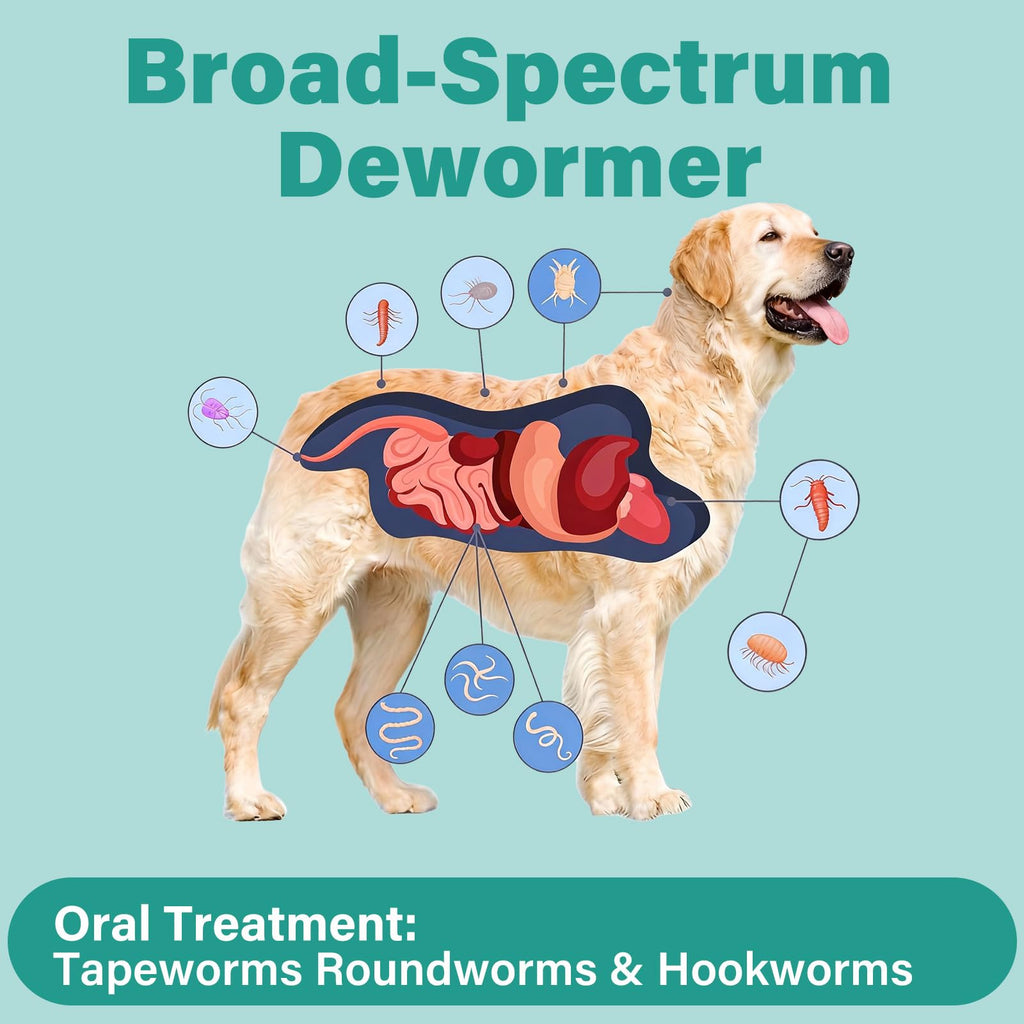 Large Dog & Puppy Oral Worm Remover 50 Tablets R19575