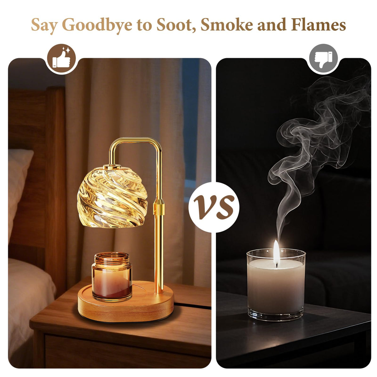Candle Warmer Lamp with Timer Dimmable G259724