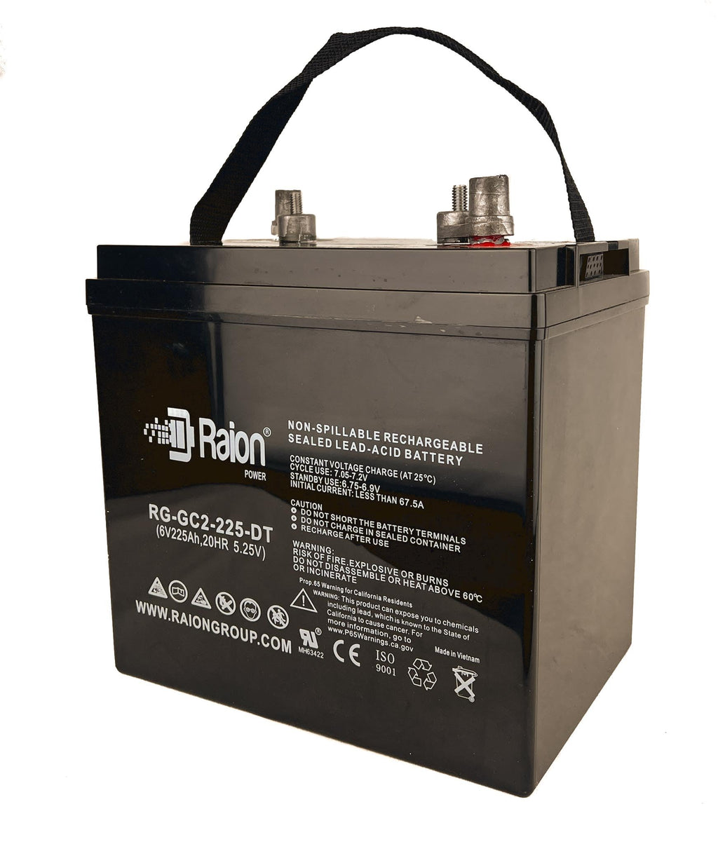 6V 225Ah Rechargeable AGM Battery 8 Pack A236112