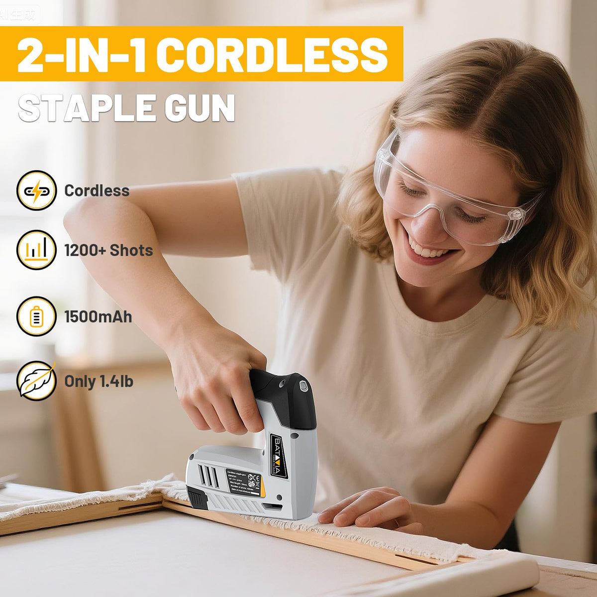 Cordless 2-in-1 Staple Gun & Brad Nailer Kit O843841