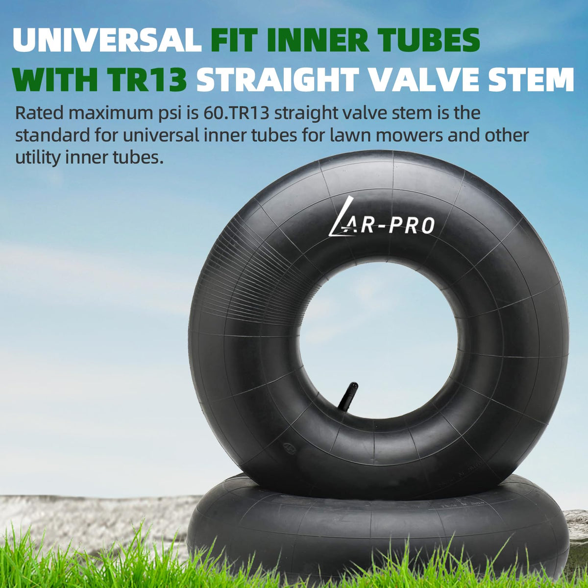 20x8.00-8 and 20x10.00-8 with 15x6.00-6 Inner Tubes, TR-13 B644