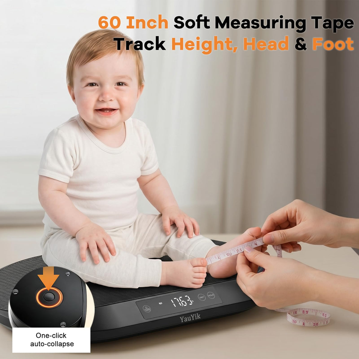 Baby Scale & Pet Scale with Tape Measure U900194