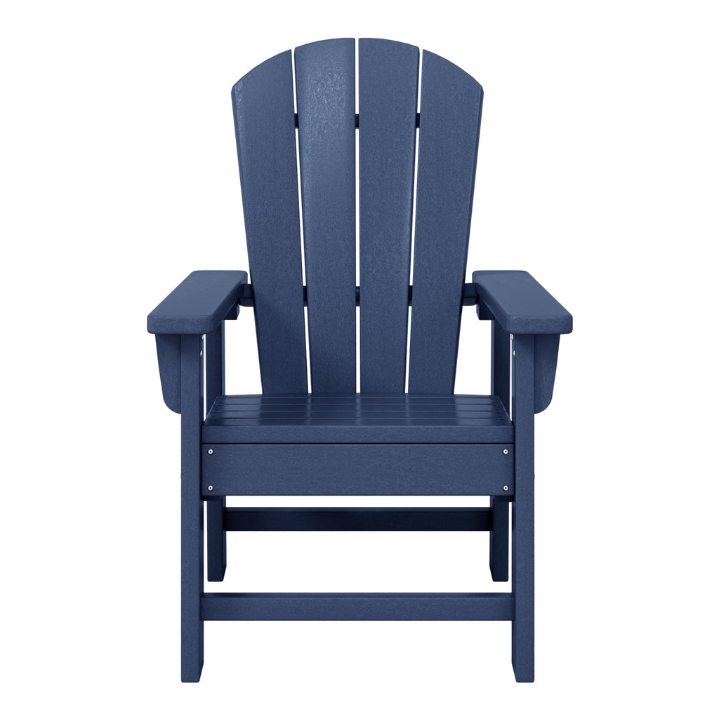 Navy Blue HDPE Adirondack Chair Z696