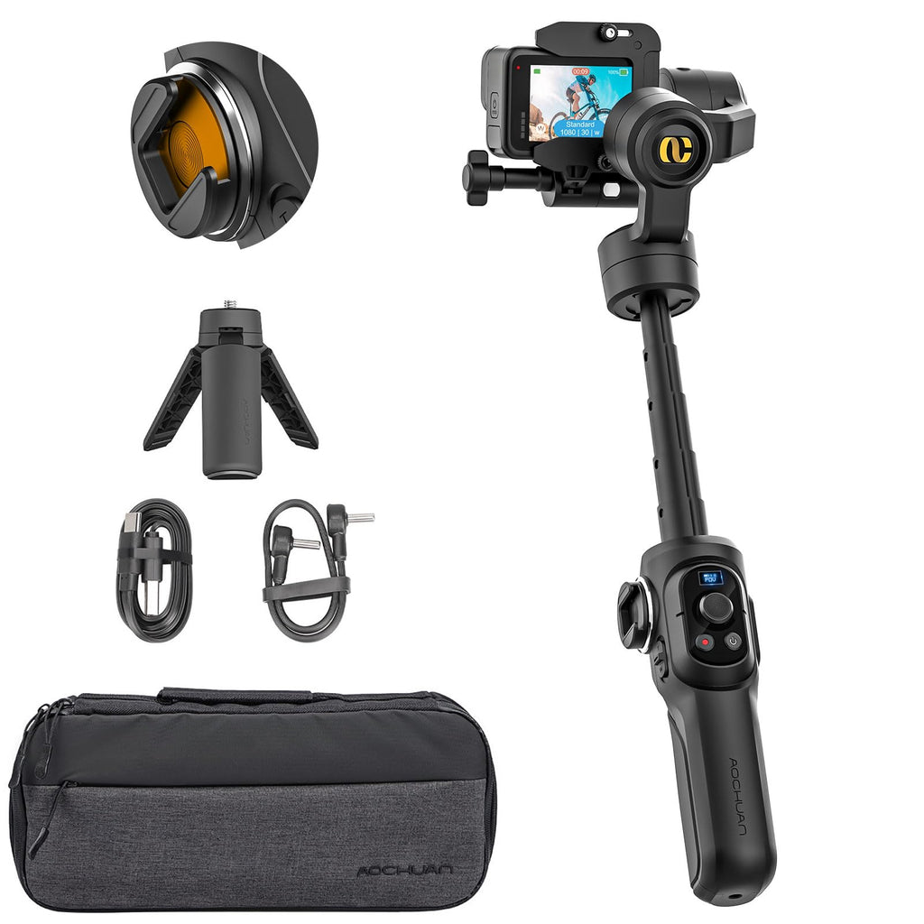 3-axis Handheld Gimbal Stabilizer with Extension Rod H127