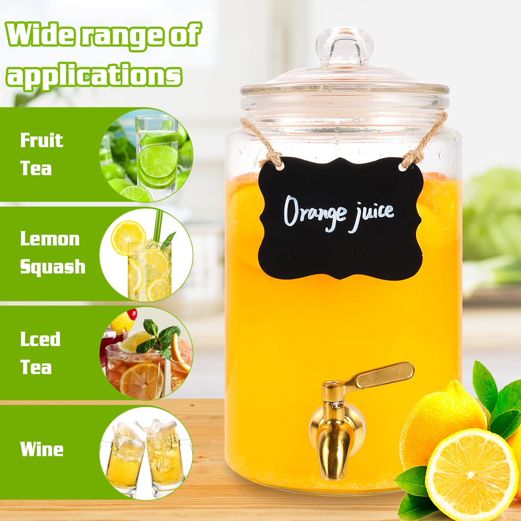 2 Pack 1 Gallon Beverage Dispenser with Stand P71055