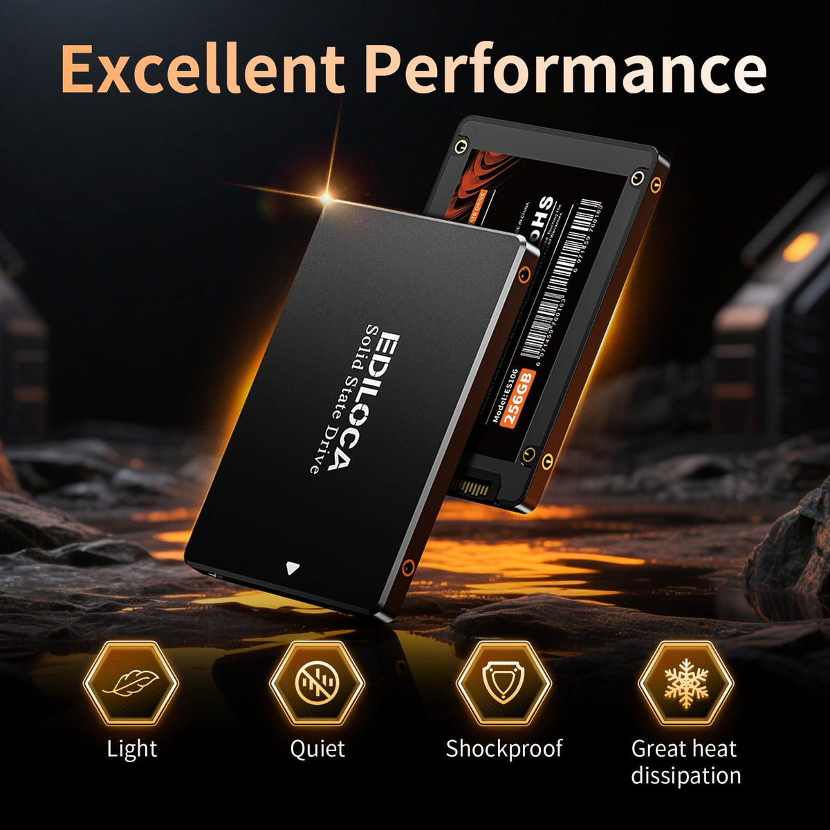 256GB 2.5" SATA III Internal Solid State Drive F78349