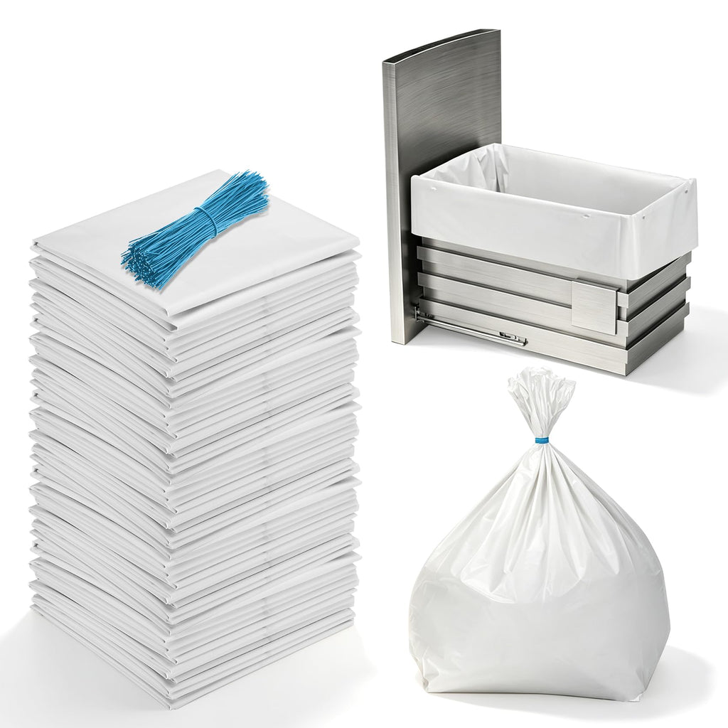 60-pack Trash Compactor Bags with Pre-punched Holes Y414