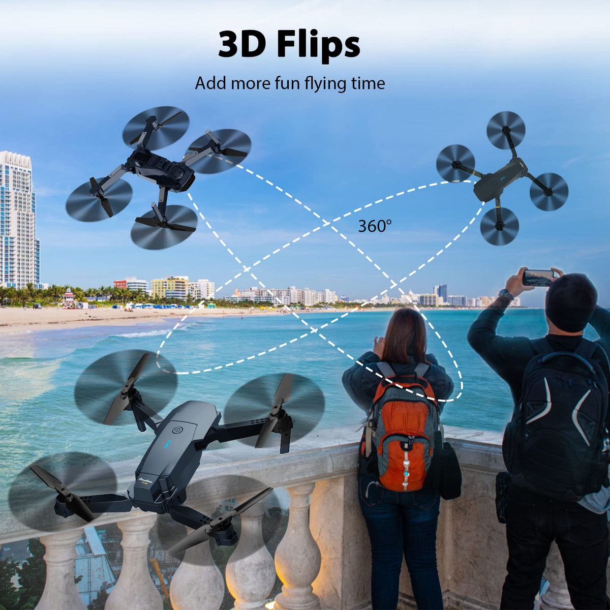 Foldable RC Quadcopter Drone with 1080P Camera P618