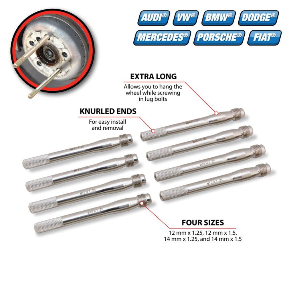 8-Piece Wheel Stud Pilot Pin Set X288411