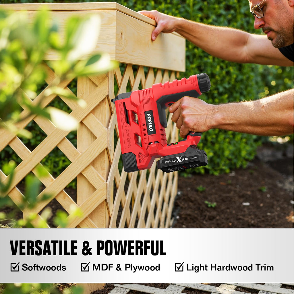 18 Gauge 2 In 1 Cordless Brad Nailer Stapler D54100
