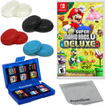 New Super Mario Bros. U Deluxe for Nintendo Switch with Thumb Grips, Game Card Holder & Cleaning Cloth G1331