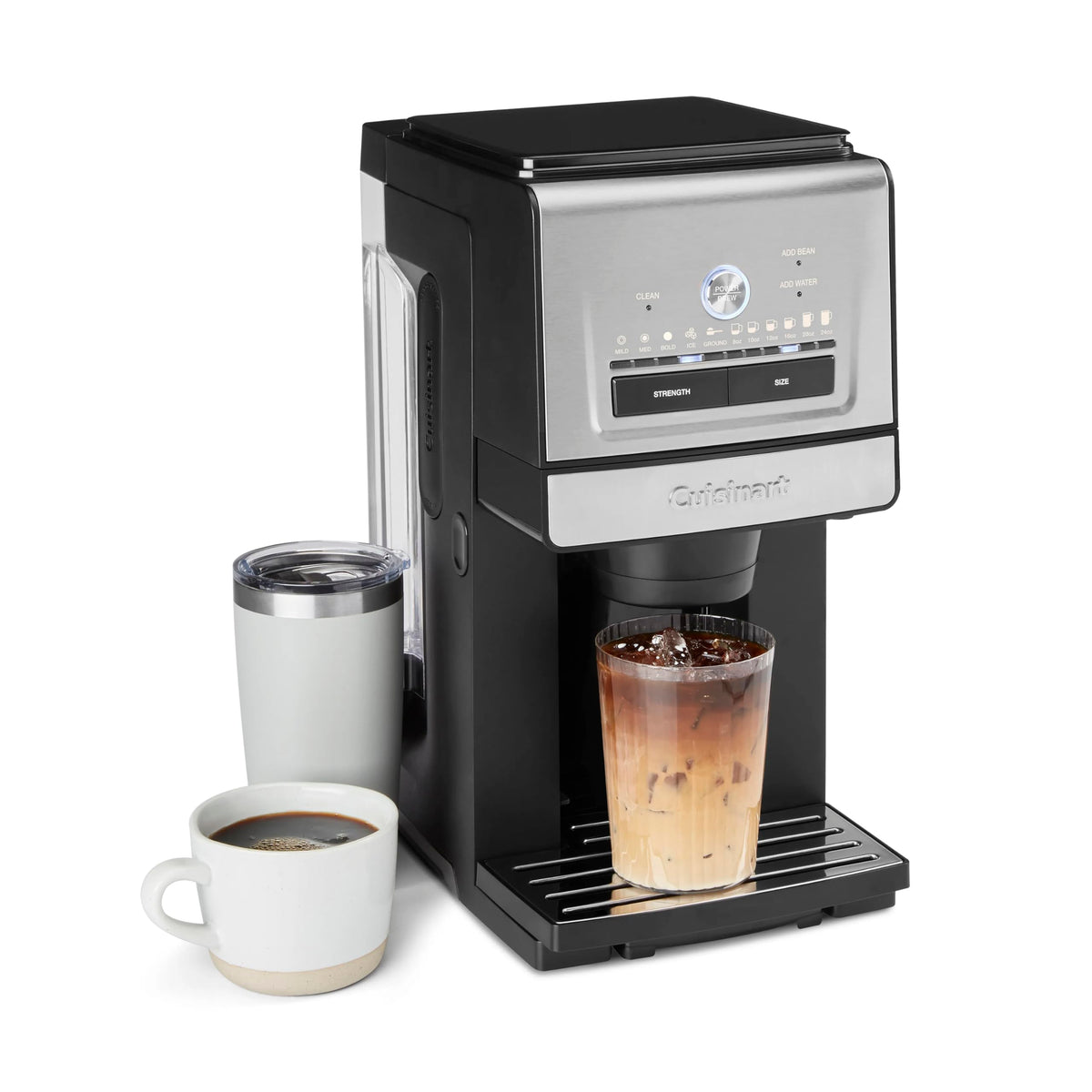 Grind and Brew Single Serve Coffee Maker, 6 Cup Sizes U976581