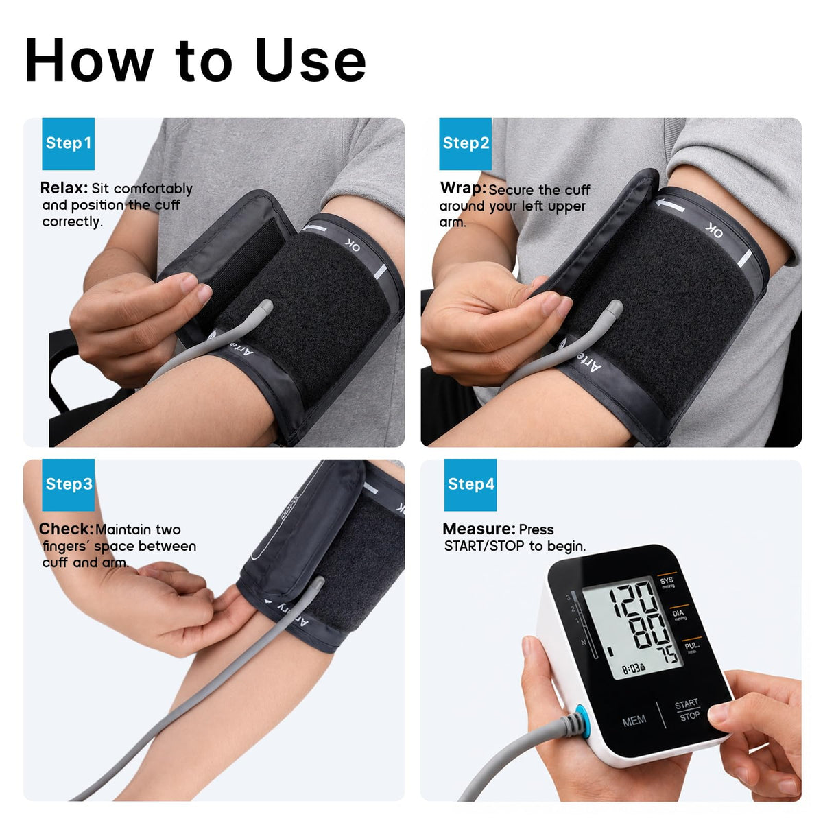 Accurate Upper Arm Blood Pressure Monitor K233064