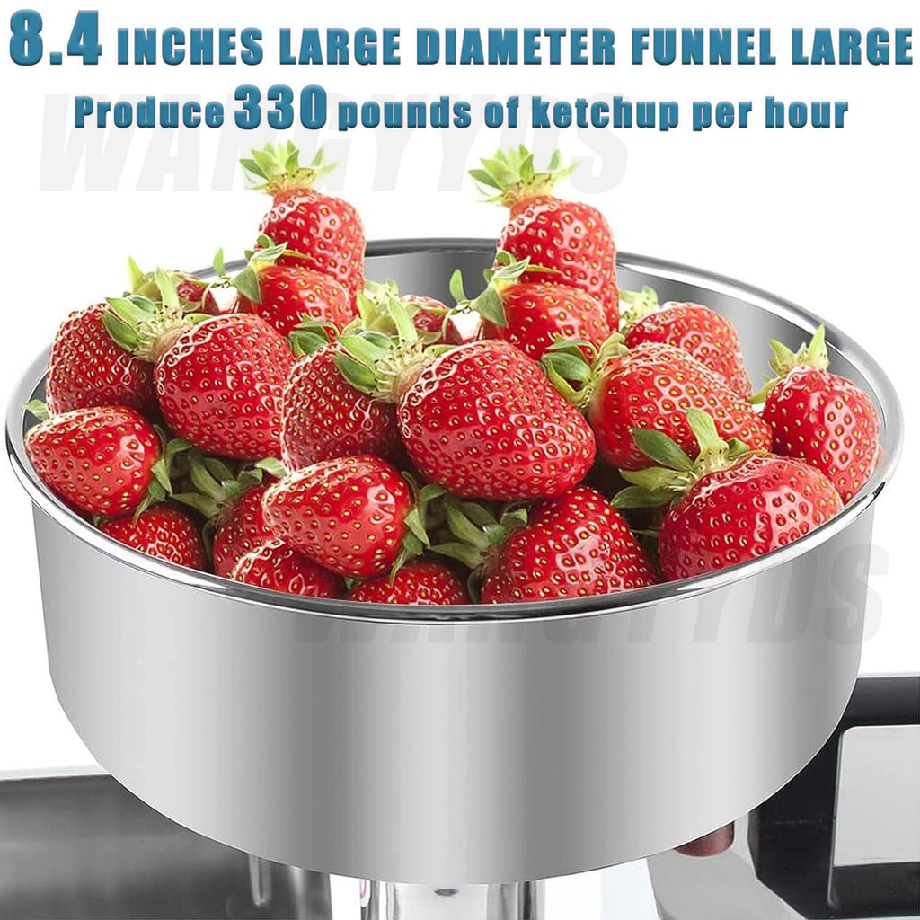 450W Electric Tomato Strainer Stainless Steel A4018