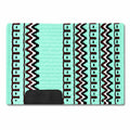 Mint Green Burgundy Tribal Horse Saddle Pad D96479