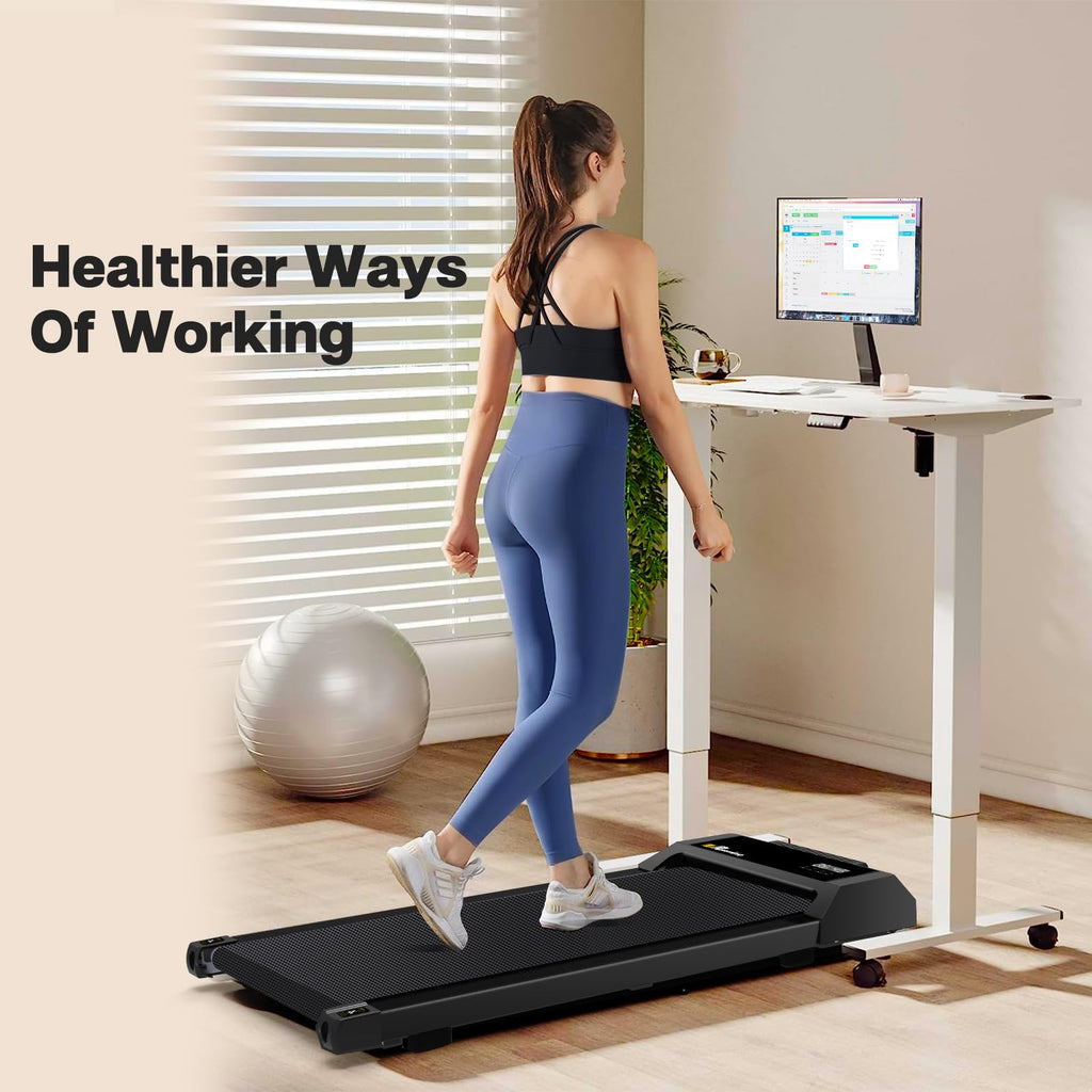 Under Desk Treadmill 2.5HP 265 lbs Weight Capacity K119034