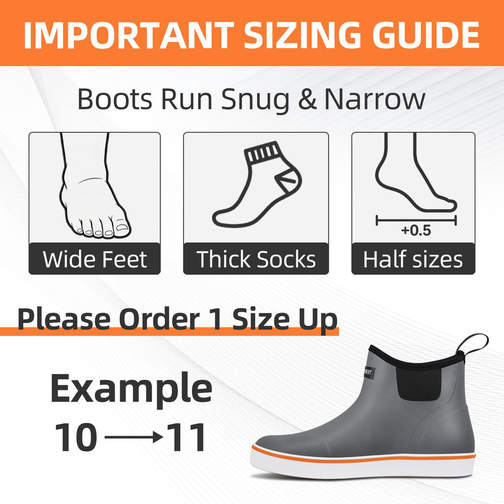 Waterproof Slip-On Ankle Deck Boots Z92058