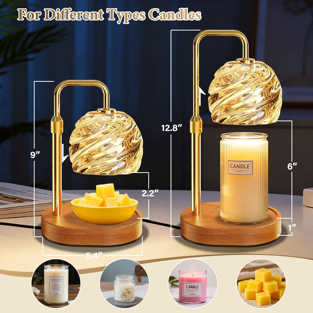 Candle Warmer Lamp with Timer Dimmable G259724