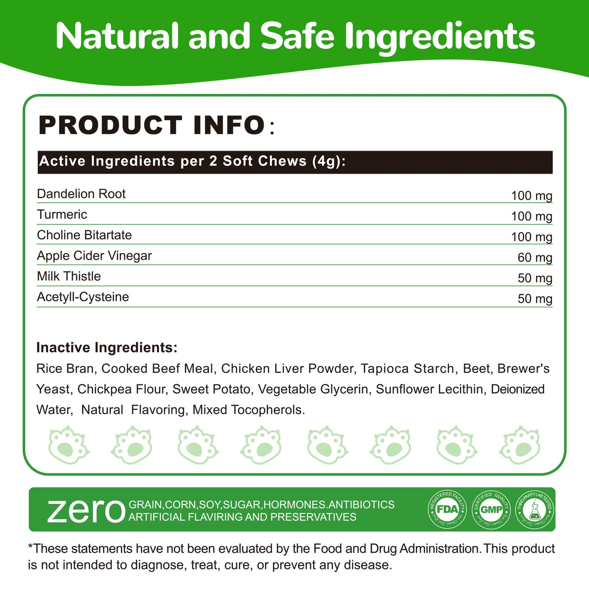 Dog Liver Support Supplement, Milk Thistle 200ct N797