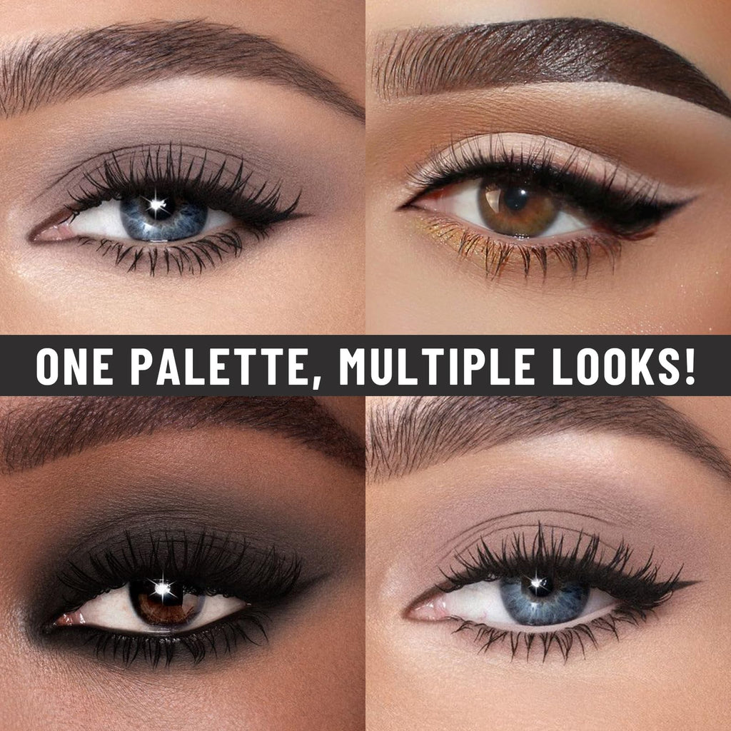 12 Color Neutral Matte Shimmer Eyeshadow Palette with Brush U571