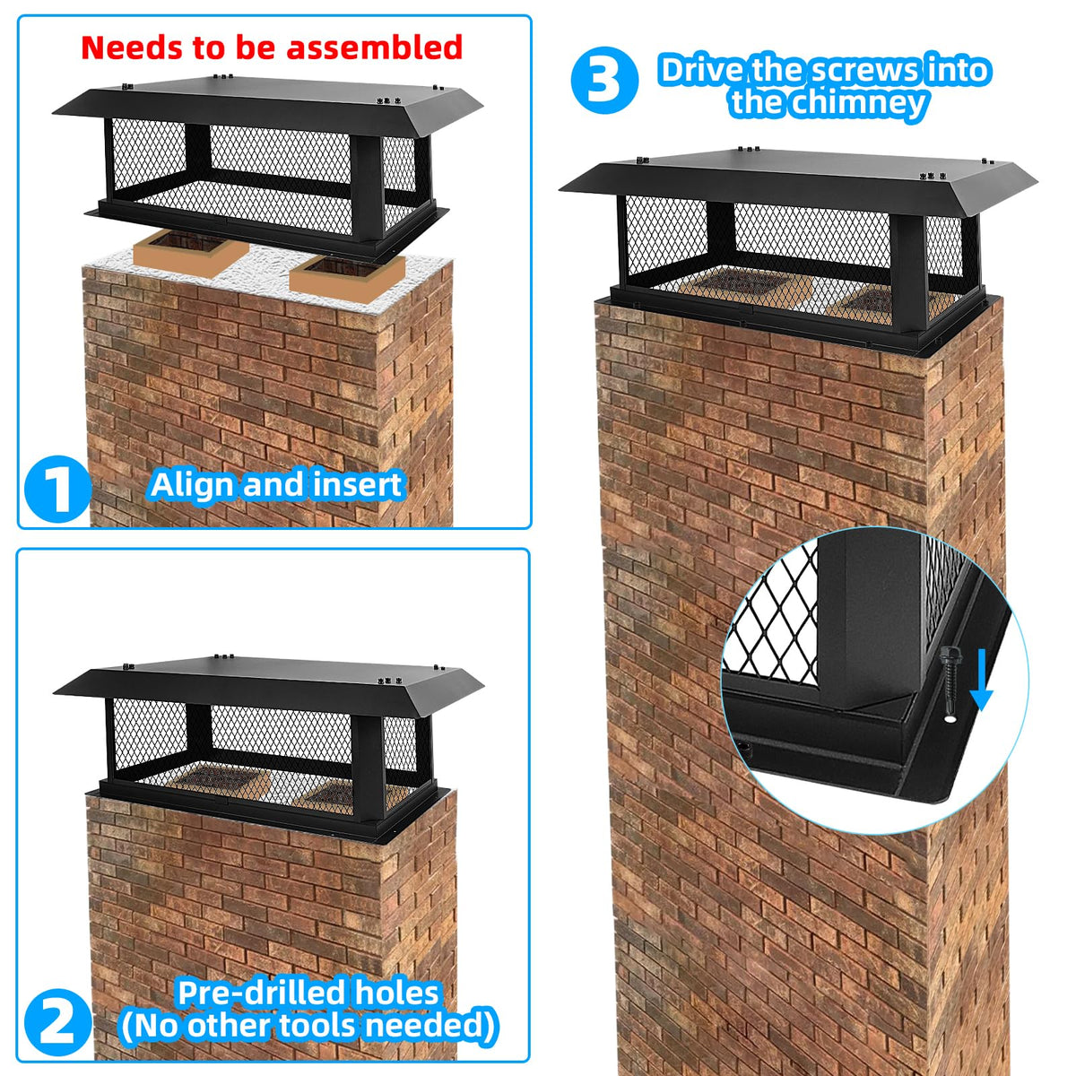 17" x 41" Chimney Cap C448302