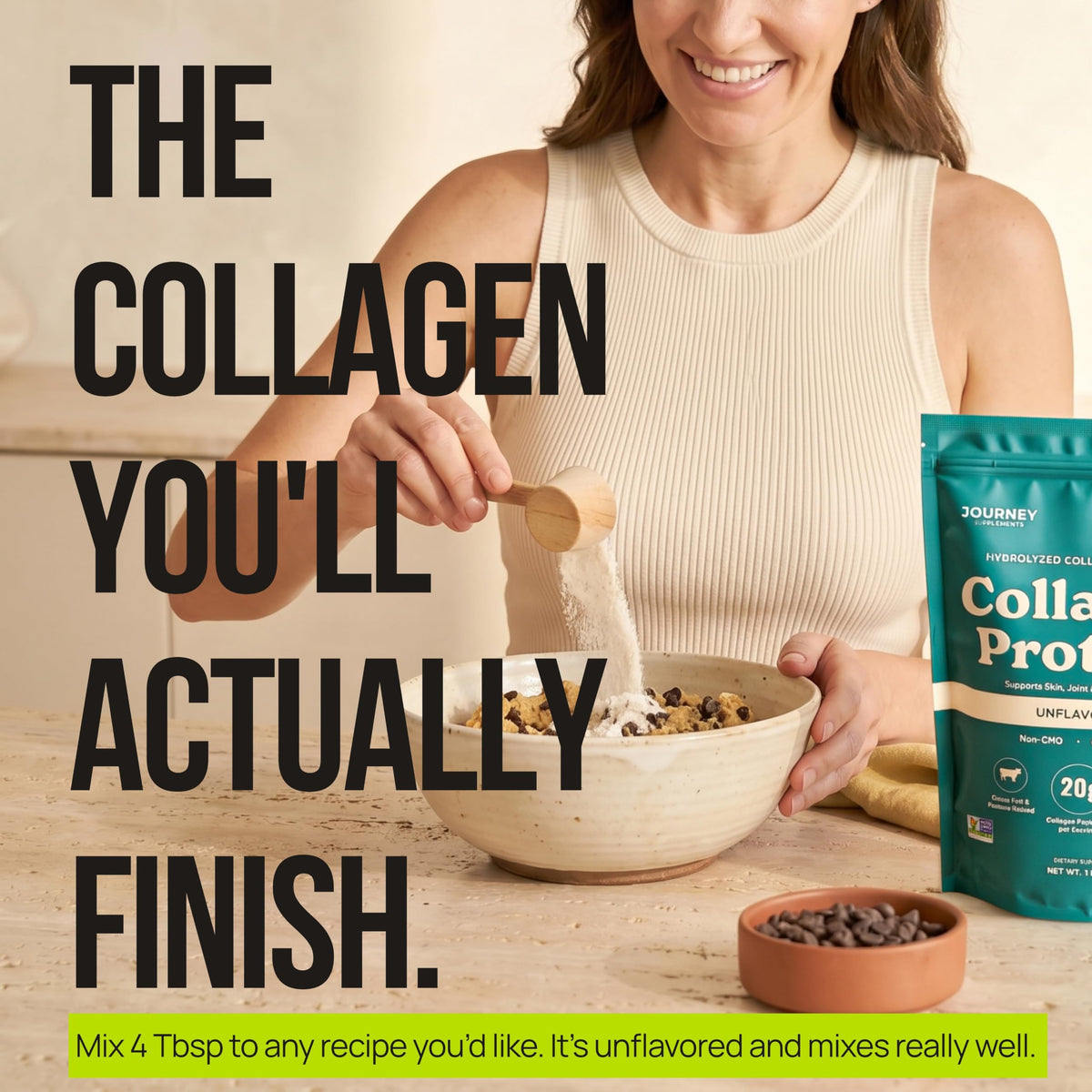 Unflavored Grass-Fed Collagen Peptides Powder Z972762