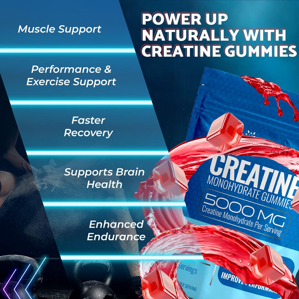 Creatine Monohydrate Gummies Strawberry U4051