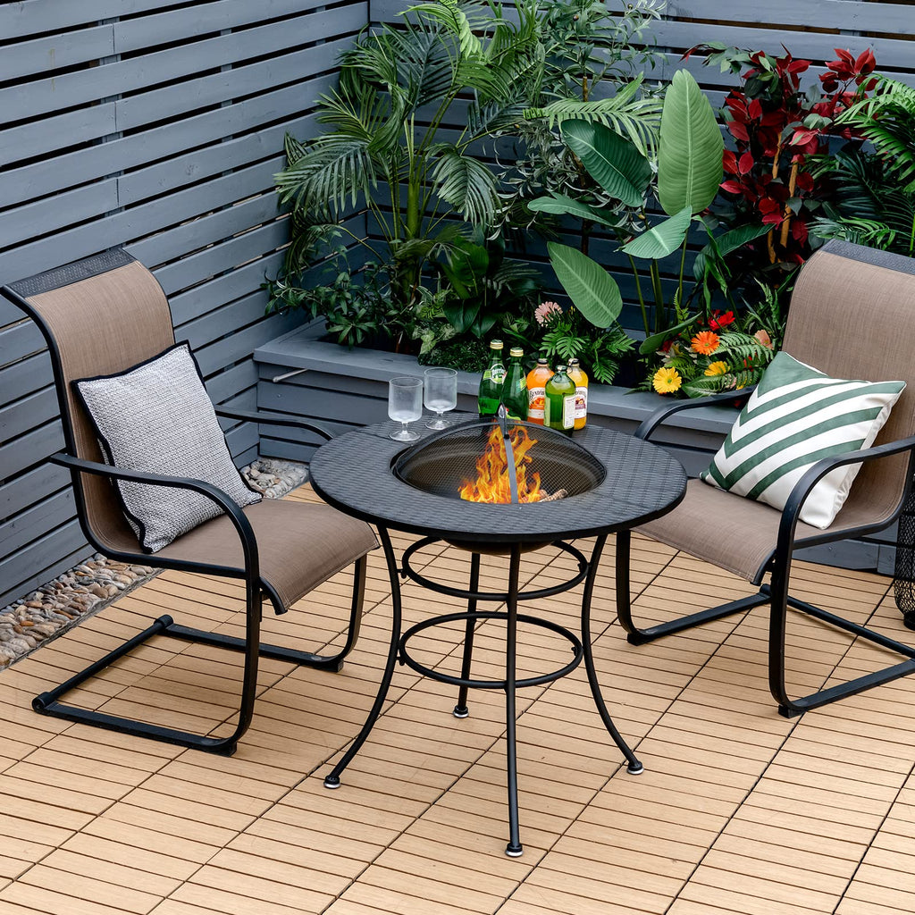 4-in-1 Outdoor Fire Pit Dining Table K3051