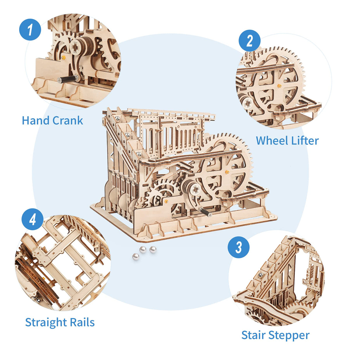 3D Wooden Mechanical Gears Craft Kit Z101834