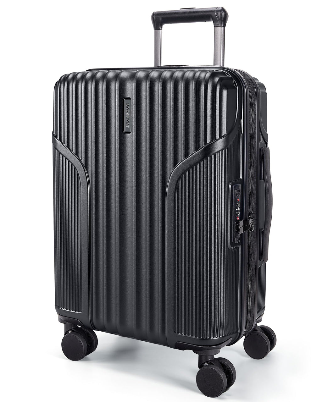 Carry On Luggage with Wheels, Black N667