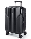 Carry On Luggage with Wheels, Black N667