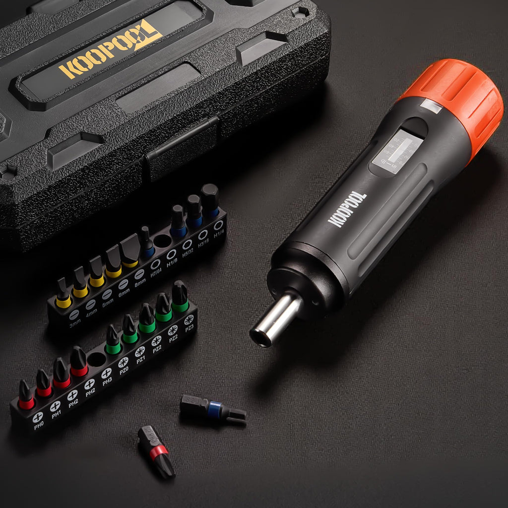 46Pcs Torque Screwdriver Set 1/4" 10-70 in-lb U860