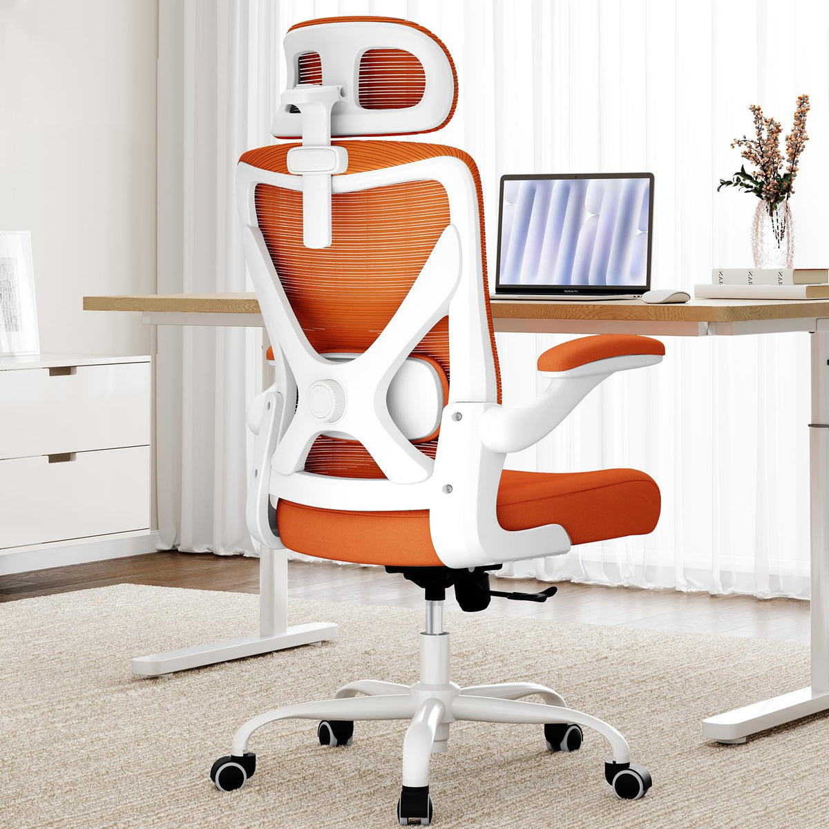 Ergonomic Mesh Office Chair with Headrest H672931