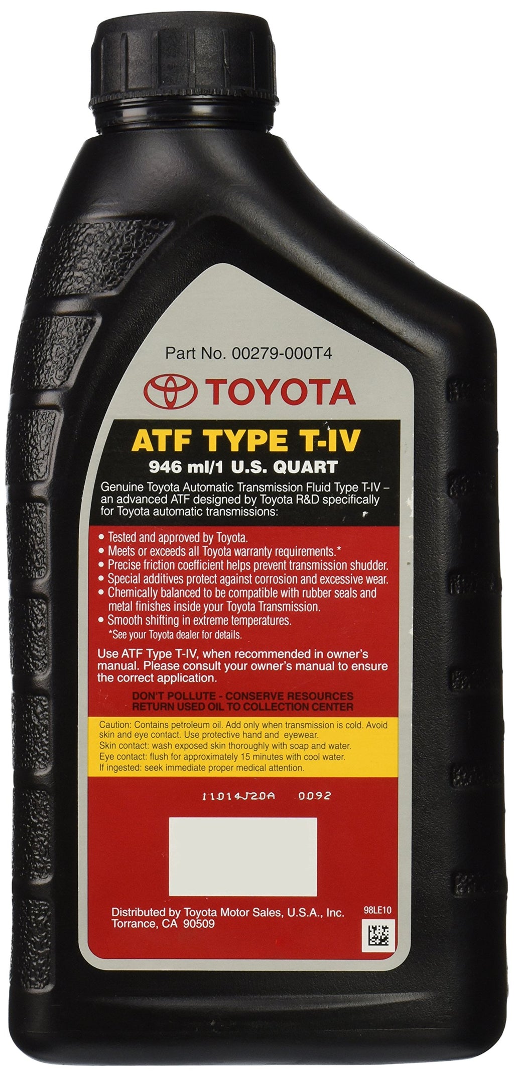 Black Automatic Transmission Fluid T48364